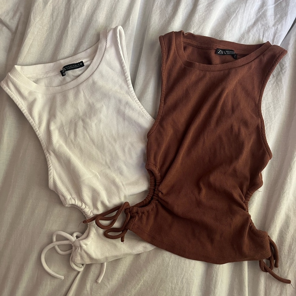 Bundle Zara Side-Tie Tank Top